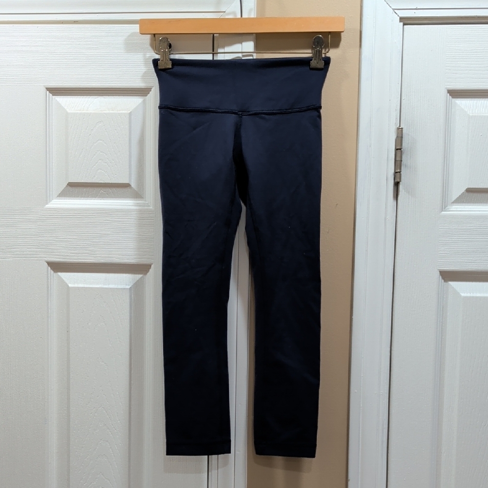 Lululemon High-Waisted Navy Leggings